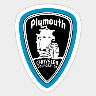 Plymouth Logo 1928 – 1961 Sticker